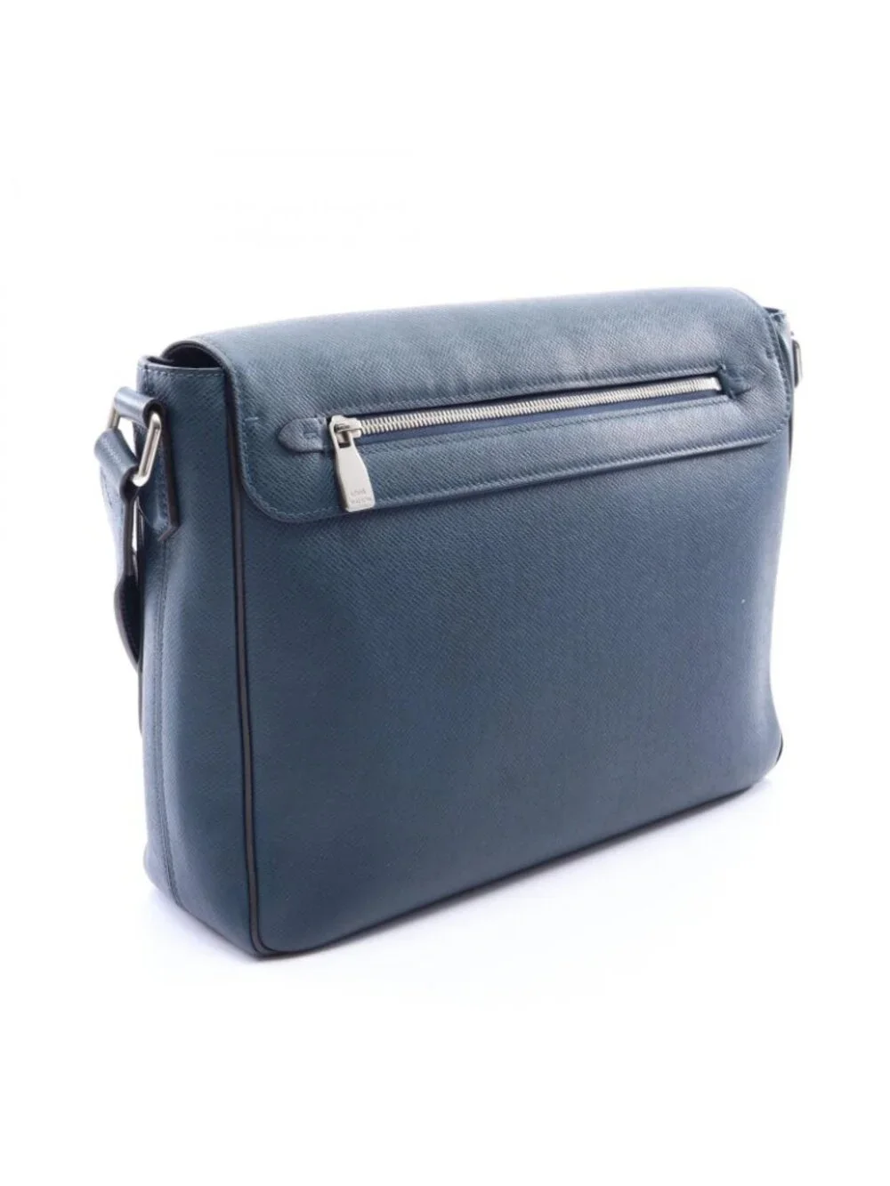 Louis Vuitton Shoulder Bag Roman MM Blue Marine Leather